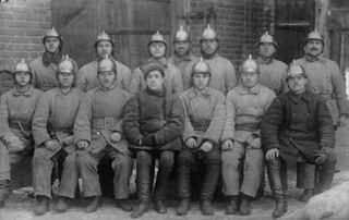 Вторая смена курсантов Средневолжских краевых пожарно-технических курсов 1929г.
